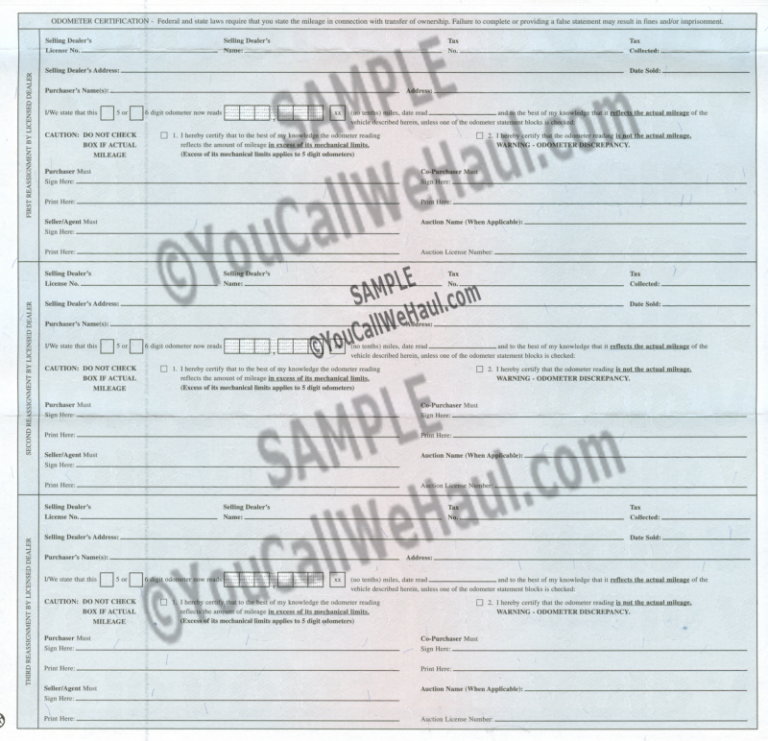 How to Transfer Florida Title and instructions for filling out your title