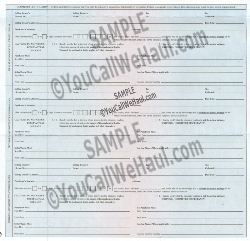 How To Transfer Florida Title And Instructions For Filling Out Your Title