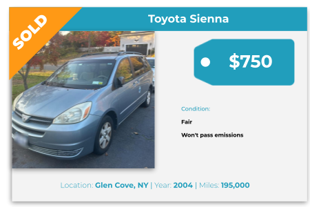 sell used car for cash long island